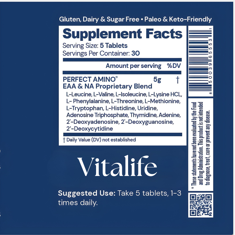 Vitalife™ Perfect Amino Tablets